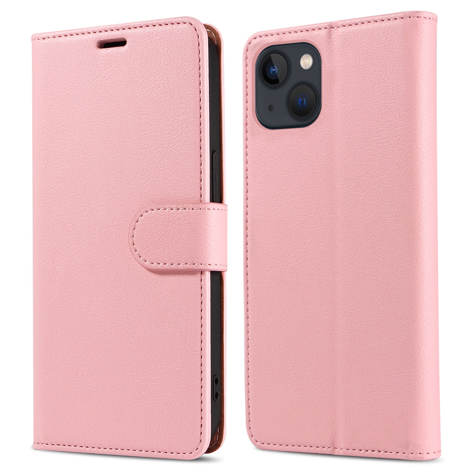 For iPhone 13 6.1 inch Wallet Phone Case PU Leather RFID Blocking Stand Magnetic Clasp Phone Cover For iPhone 13 6.1 inch Wallet Phone Case PU Leather RFID Blocking Stand Magnetic Clasp Phone Cover